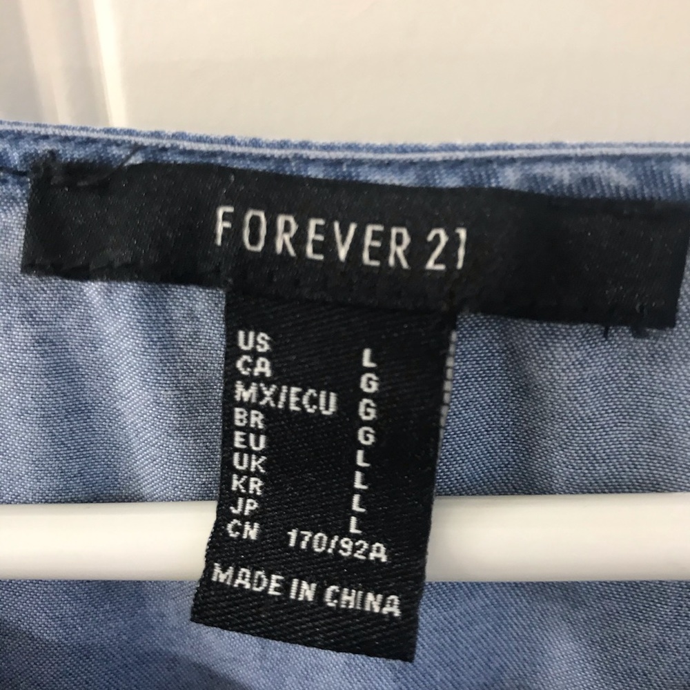 Forever 21 chambray shirt